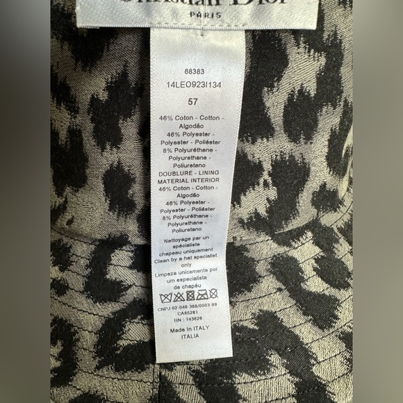 DIOR BUCKET HAT MIZZA REVERSIBLE HAT - Picture 13 of 13